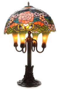 Floral Tiffany-Style Lamp